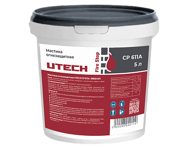 Противопожарная мастика UTECH CP 611A (5л)